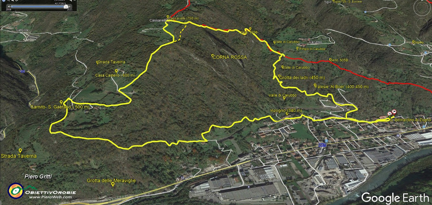 01 Corna Rossa - Anello sui fianchi e 'in groppa' da Zogno via Valle di Carubbo.jpg